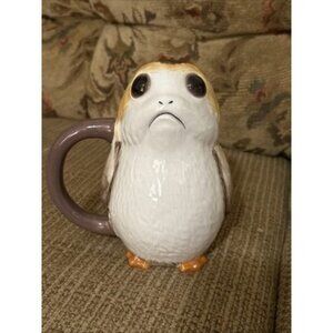STAR WARS The Last Jedi Porg Sculpted Ceramic Tankard Mug 20 oz Vandor Lucasfilm